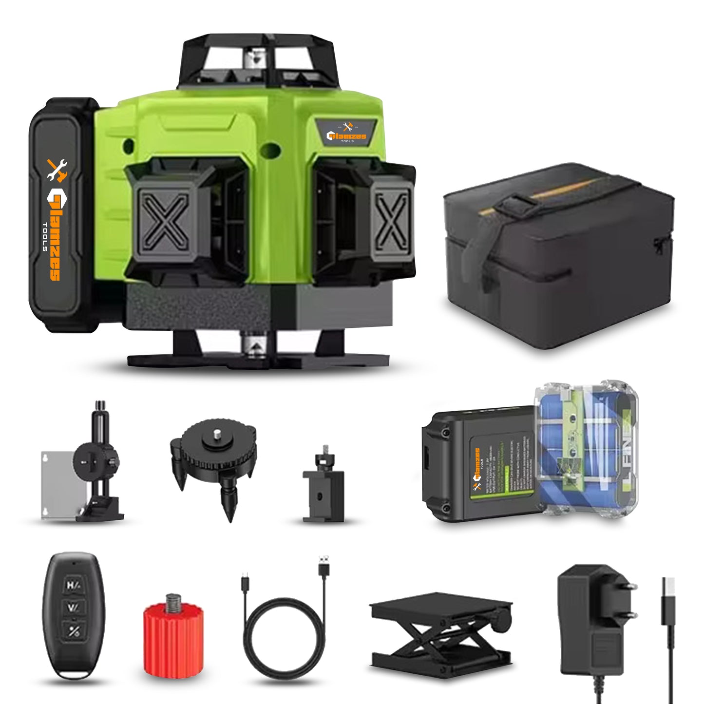 Glamzes Tools™ 16-Line Professional Laser Level