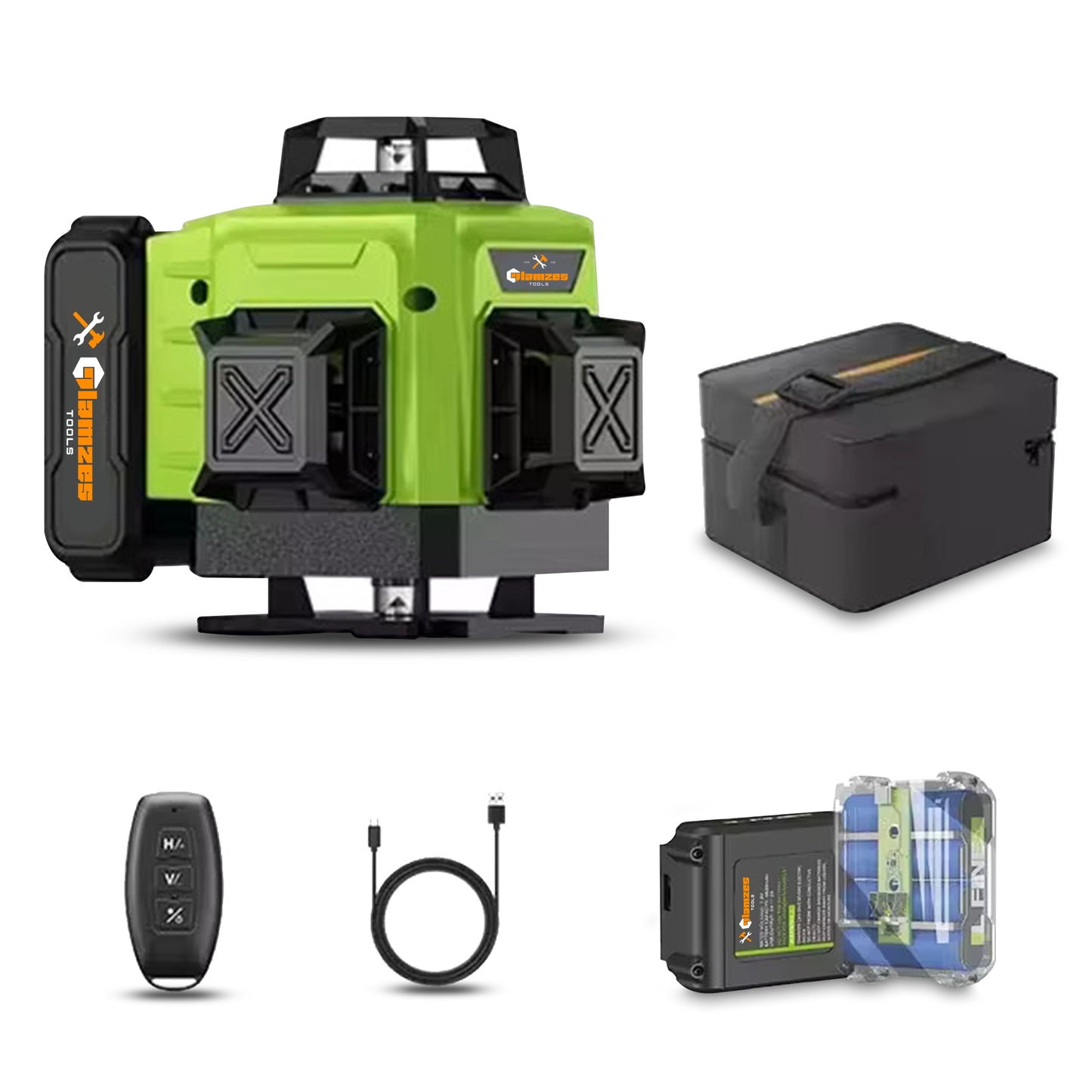 Glamzes Tools™ 16-Line Professional Laser Level