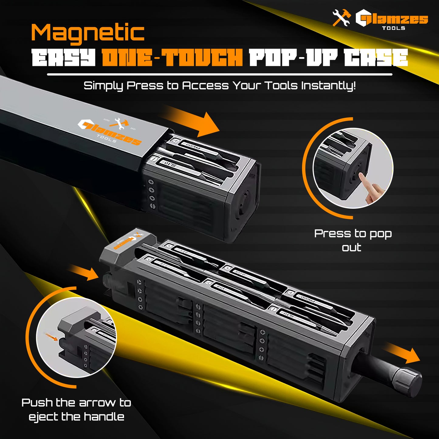 Glamzes Tools™ 44-in-1 Precision Screwdriver Set