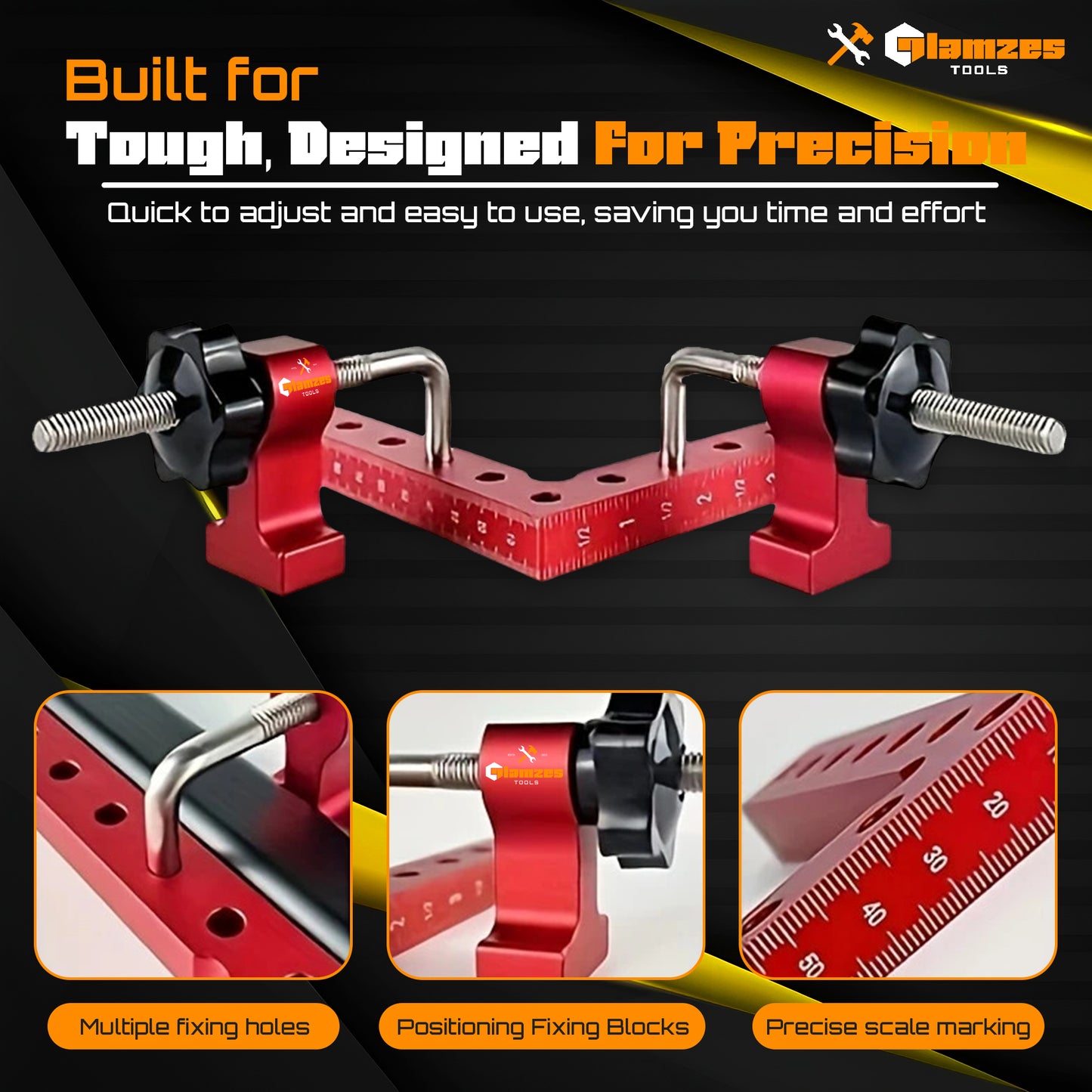 Glamzes Tools™ Precision Clamping Squares