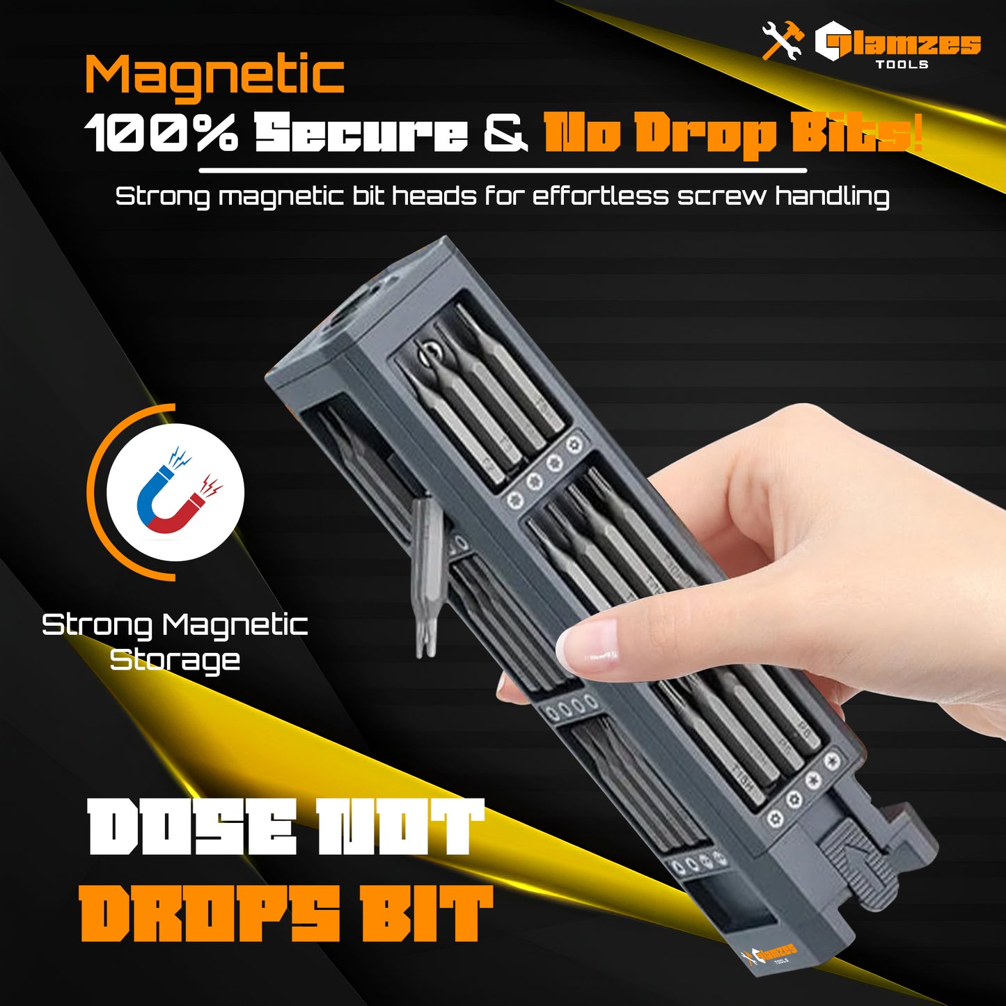 Glamzes Tools™ 44-in-1 Precision Screwdriver Set
