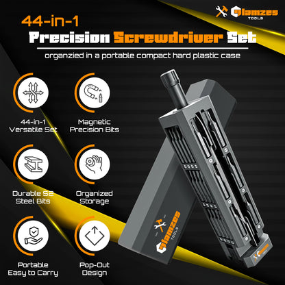 Glamzes Tools™ 44-in-1 Precision Screwdriver Set