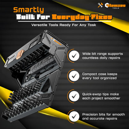 Glamzes Tools™ 180-in-1 Precision Screwdriver Set