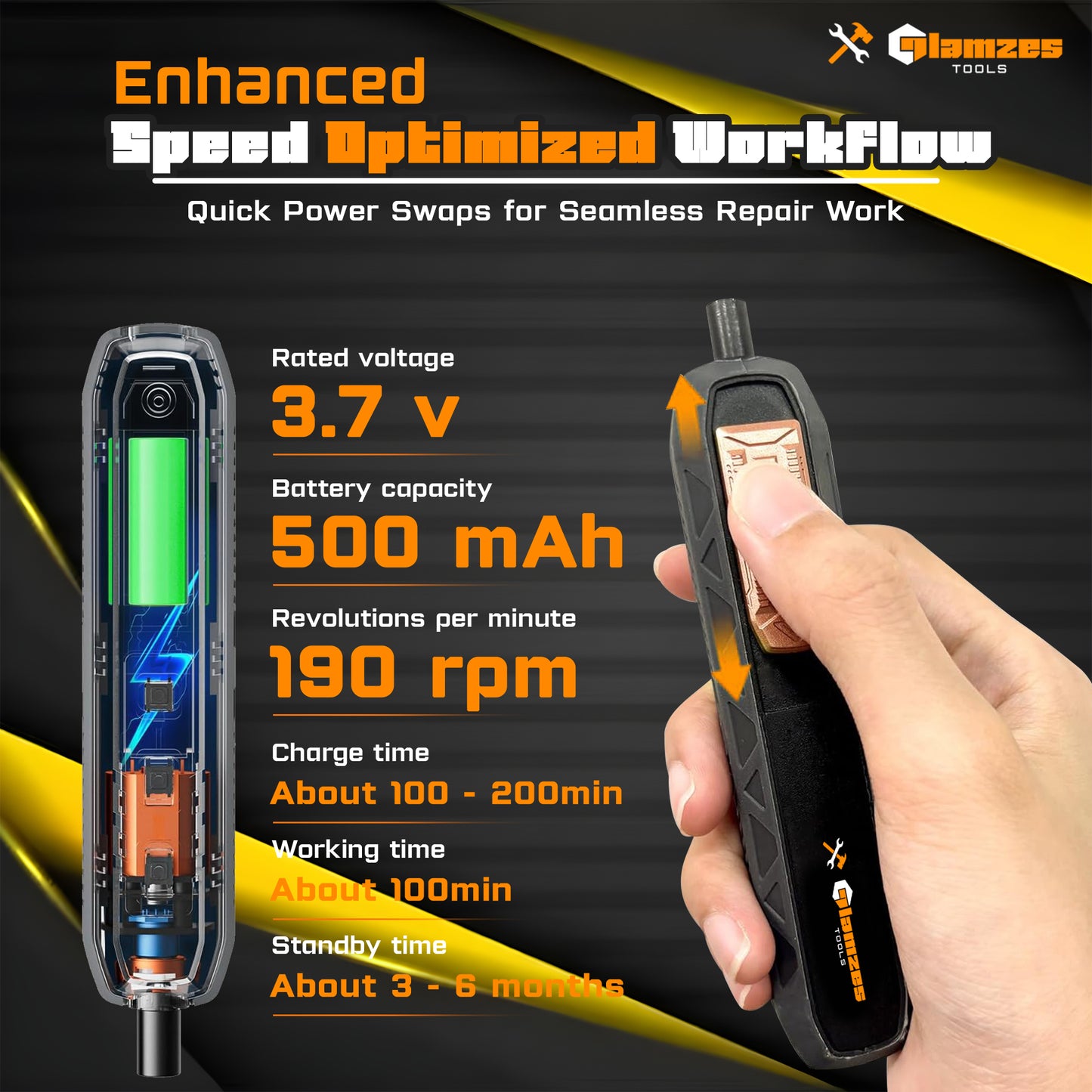 Glamzes Tools™ 180-in-1 Precision Screwdriver Set