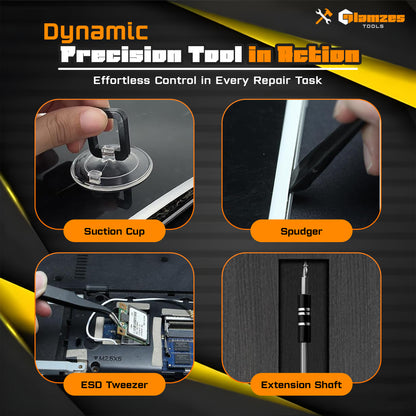 Glamzes Tools™ 180-in-1 Precision Screwdriver Set